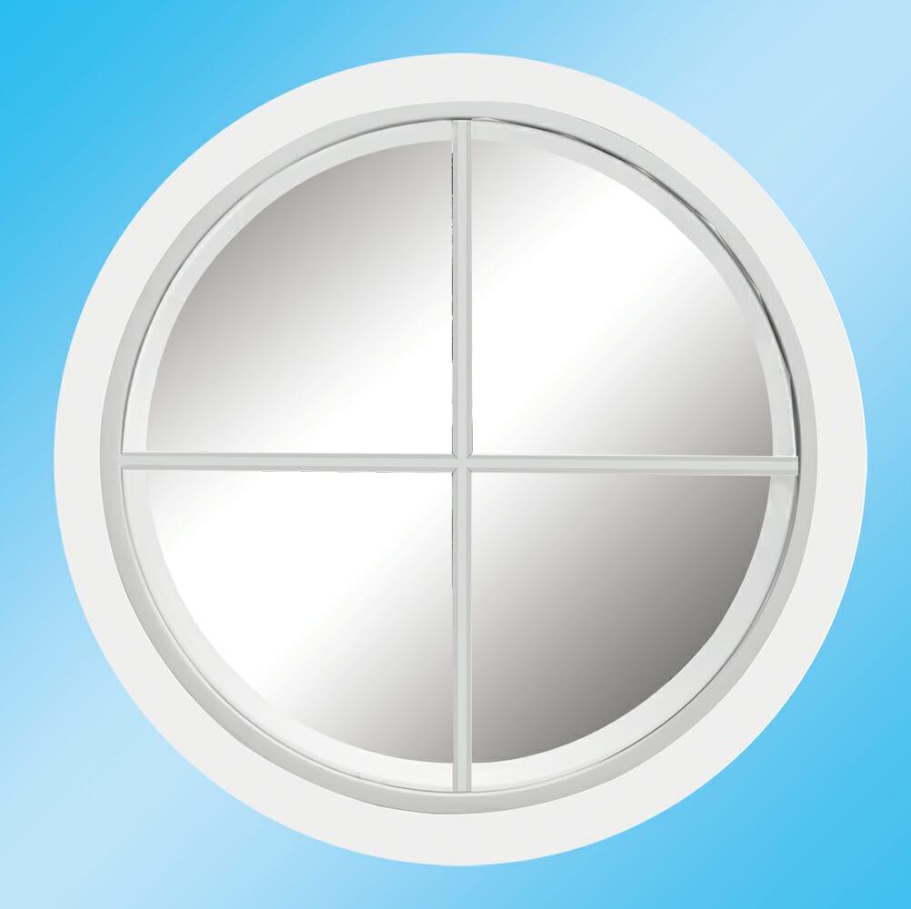 4 Lite Round Porthole Window Hampton Style Colonial Warehouse